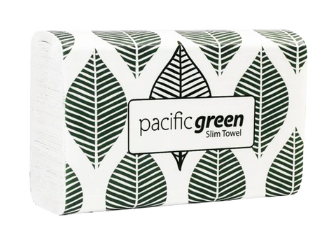 Green 100% Recycled Slim Towel 250 sheets x 16 packs