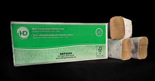 HD Best Compostable Paper Towel 1ply 200shts x 20 packs