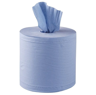 Sorb-X Blue Centrefeed 1Ply Paper Towel 300m x 6 rolls