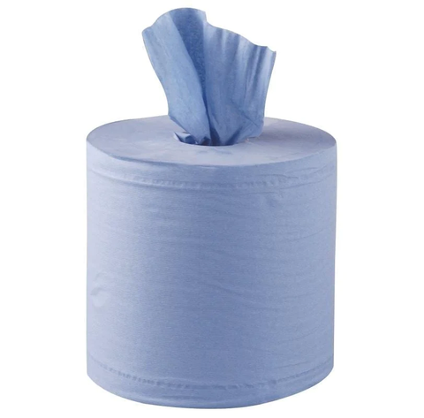 Sorb-X Blue Centrefeed 1Ply Paper Towel 300m x 6 rolls