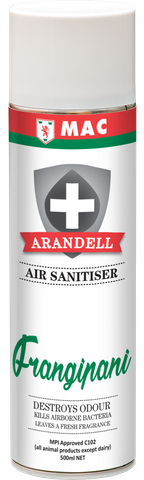 MAC Arandell Air Sanitiser 500ml - Frangipani (MPI C102) UN: 1950 DG2
