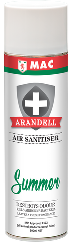 MAC Arandell Air Sanitiser 500ml - Summer (MPI C102) UN: 1950 DG2