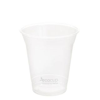 360ml Clear w Green Stripe Eco-Cup 96mm 50 sleeve