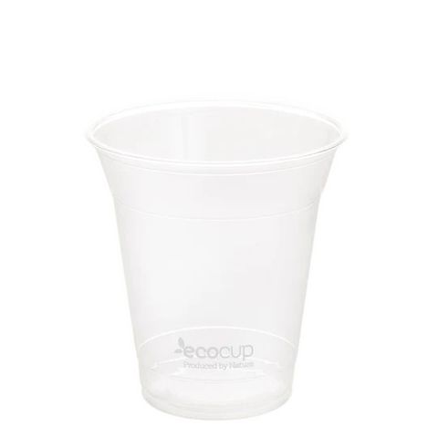 360ml Clear w Green Stripe Eco-Cup 96mm 50 sleeve