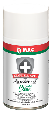 MAC Arandell AUTO Air Sanitiser 300ml - Essential Clean (MPI C102) UN: 1950 DG2