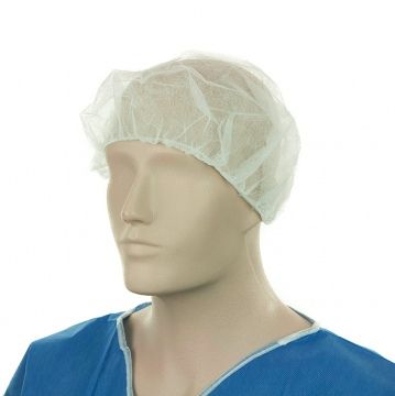 Bastion Bouffant Hat White 24 (61cm) 1000/ctn