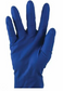 High Risk P/F Latex Cobalt Blue 300mm Cuff XL Gloves x 50