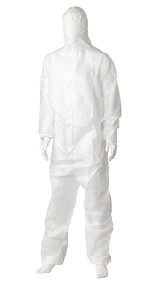 SMS Coverall Type 5/6 - White, 3XL, 50gsm *Breathable Coverall