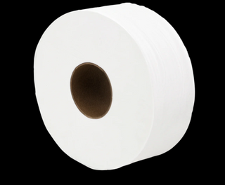 PH 100% Recycled Jumbo Toilet Tissue 2ply 300mtr x 8 rolls (unperforated)