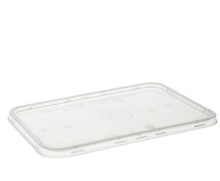 PP Lid for Clear Rectangle Containers - 50