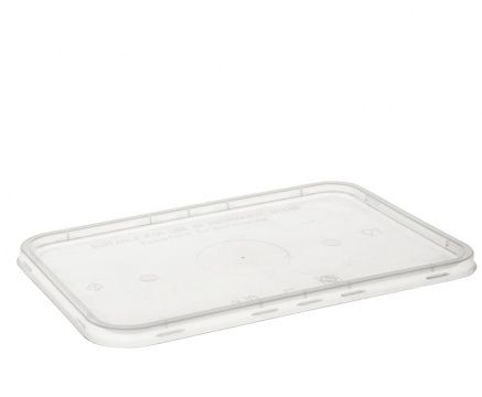 PP Lid for Clear Rectangle Containers - 50