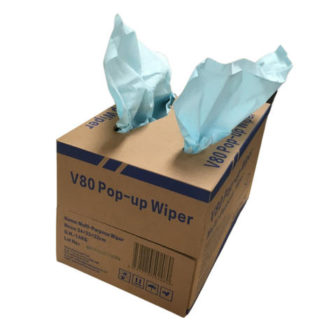 V80 Pop-up Rag Replacement Wiper 180shts x 2 rolls