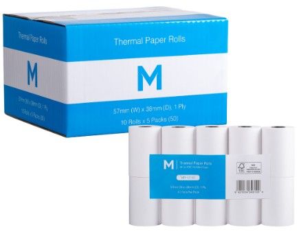 Thermal Paper Roll 80 x 80 Pack of 4