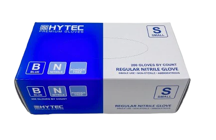 Hytec Blue Regular 3g Nitrile Gloves