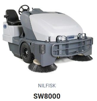 Nilfisk SW8000 Ride On Sweeper