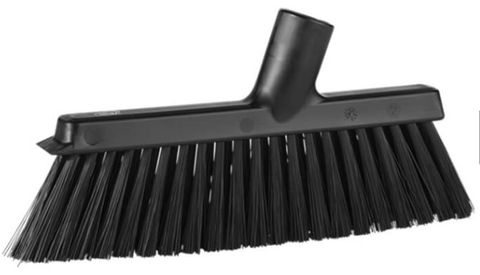 Vikan Angled Dustpan Broom, 250mm Black
