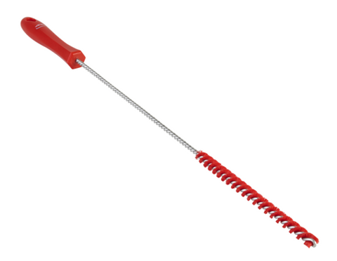 Vikan Tube Brush, Hard, 10mm x 480mm Red