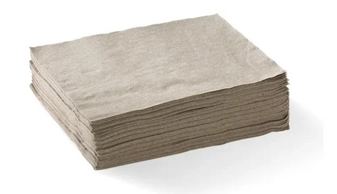 BioNapkin, 1ply, 1/4 fold Lunch Napkin, Natural x 3000