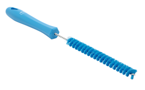 Vikan Tube Brush, &Oslash;15mm, 310mm, Hard - Blue