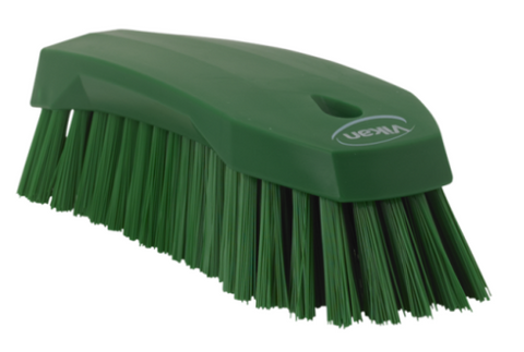Vikan Hand Brush L, 200mm, Hard - Green