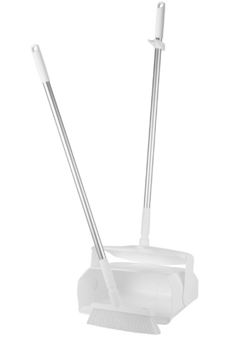 Vikan HD Lobby Dust Pan Set 350mm White