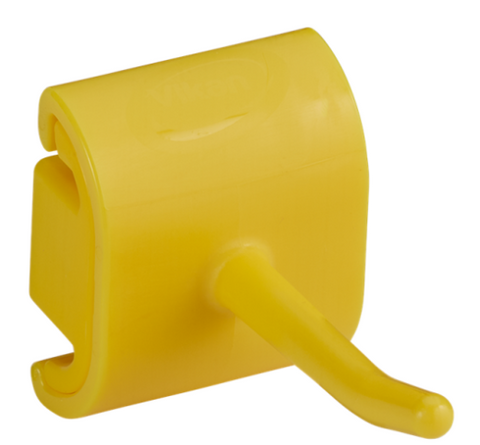 Vikan Hygienic Wall Bracket, Single Hook Module, 41 mm - Yellow