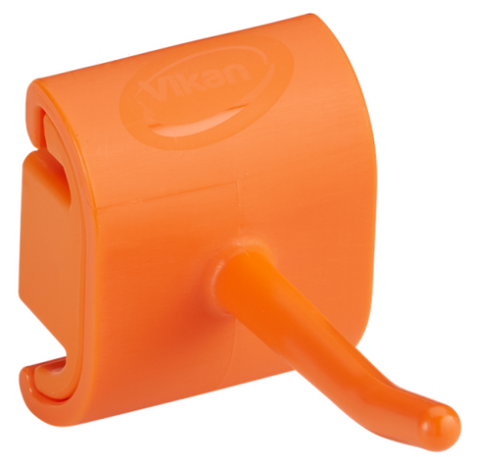 Vikan Hygienic Wall Bracket, Single Hook Module, 41 mm - Orange