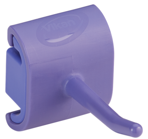 Vikan Hygienic Wall Bracket, Single Hook Module, 41 mm - Purple