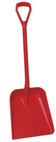 Vikan Hygienic Shovel, D Grip, 1035 mm - Red