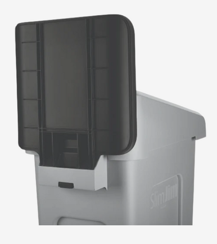 Rubbermaid Slim Jim Recycling Station Billboard Black