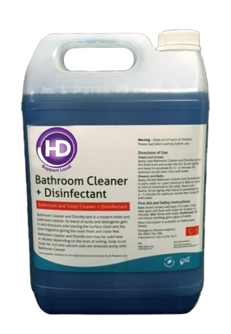 HD Bathroom Cleaner Disinfectant 5ltr UN1805 C:8 PG:3