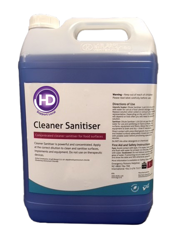 HD Cleaner Sanitiser 5ltr