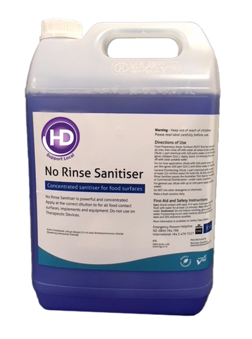 HD No Rinse Sanitiser (MPI C43) 5ltr