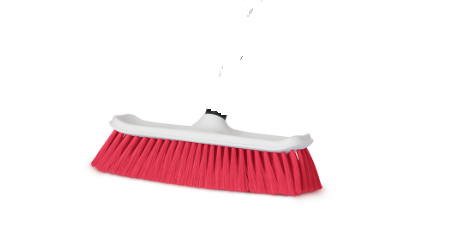 No 600 Hygiene House 300mm Broom Head - Red