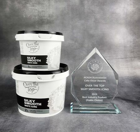 Over The Top Silky Smooth Icing takes the cake: Winner of the 2024 Best Industry Product Award