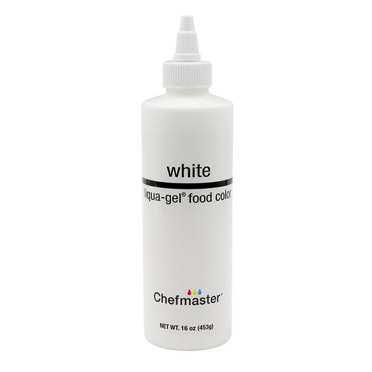 CHEFMASTER LIQUA-GEL BRIGHT WHITE 16OZ