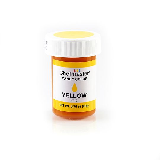 CHEFMASTER CANDY COLOR YELLOW .7OZ