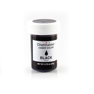 CHEFMASTER CANDY COLOR BLACK .7OZ