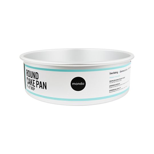 MONDO PRO ROUND CAKE PAN 9IN/22.5X7.5CM