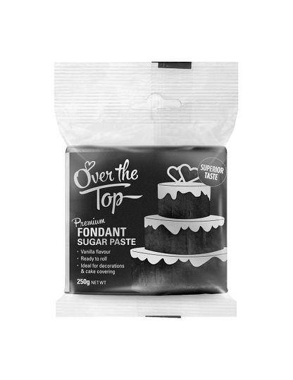 OTT SUPER BLACK FONDANT 250GM