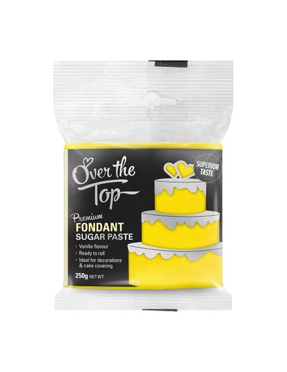 OTT SUN YELLOW FONDANT 250GM