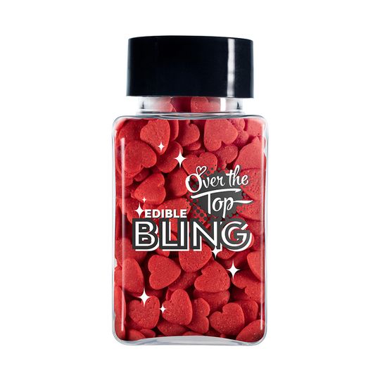 OTT BLING LOVE HEARTS - RED 55G