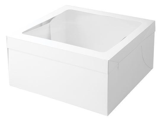 MONDO CAKE BOX 6IN TALL SQUARE 12IN