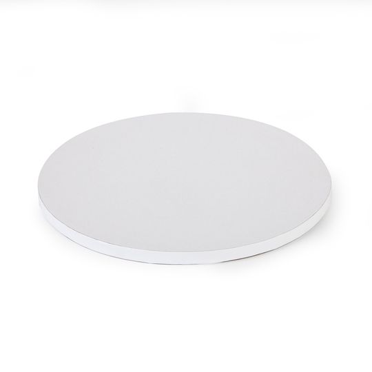 MONDO DRUM CAKE BOARD ROUND WHITE 10IN