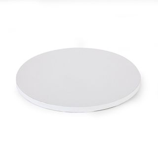 MONDO DRUM CAKE BOARD ROUND WHITE 10IN