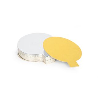 MONDO D-SIDED CAKE SLIP ROUND 80MM-25PK