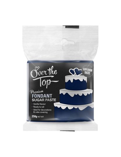 OTT NAVY BLUE FONDANT 250GM