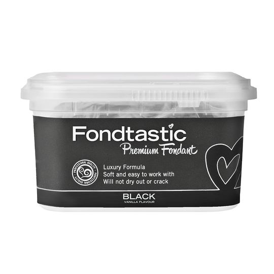 FONDTASTIC FONDANT BLACK 250G