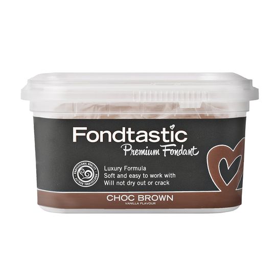 FONDTASTIC FONDANT CHOC BROWN 250G