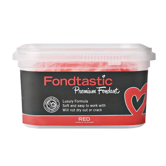 FONDTASTIC FONDANT RED 250G